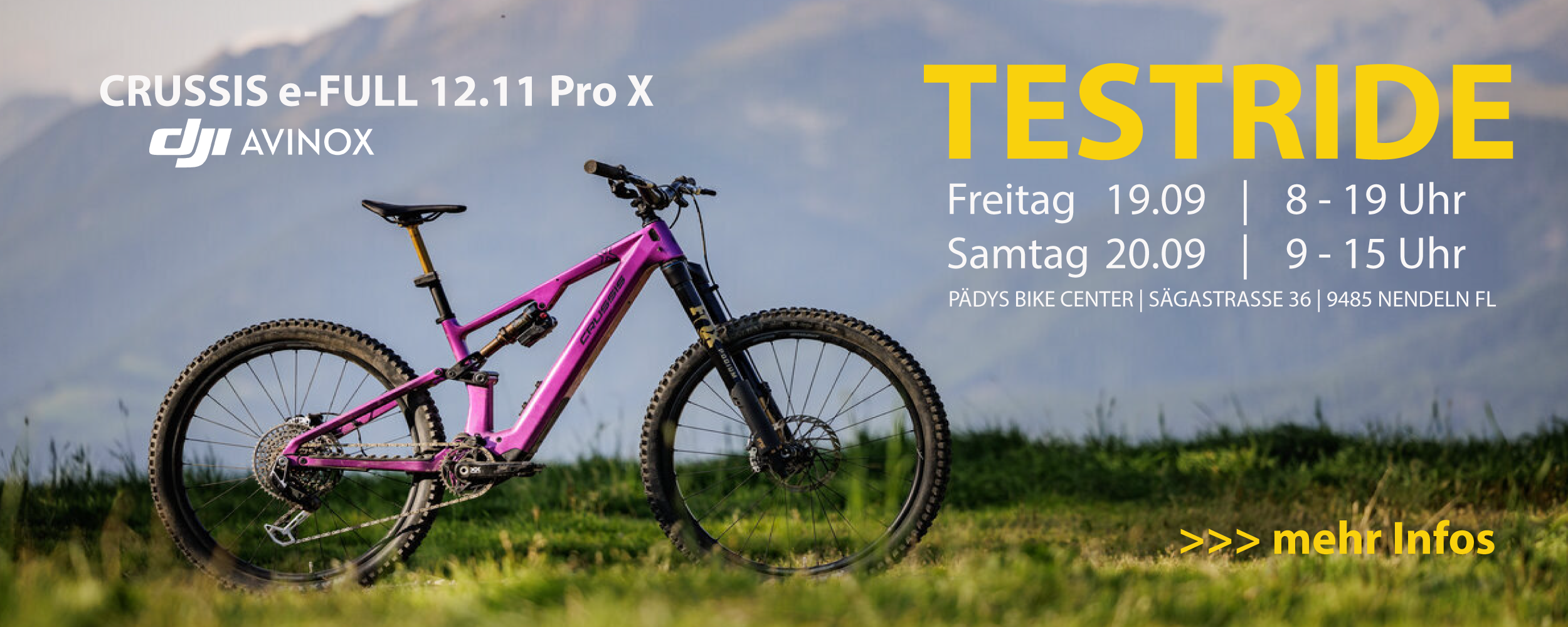 Testride & Ausstellung Modelle 2026
