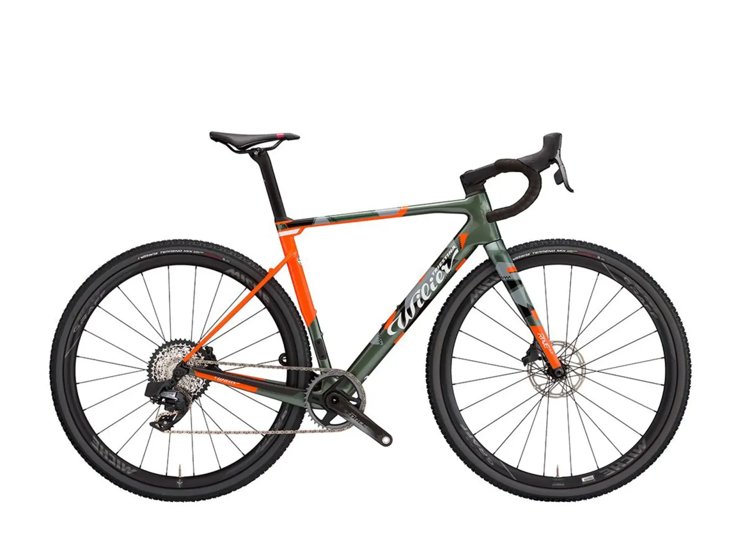 WILIER Gravel RAVE SLR CAMOUFLAGE / ORANGE GLOSSY DEMOBIKE