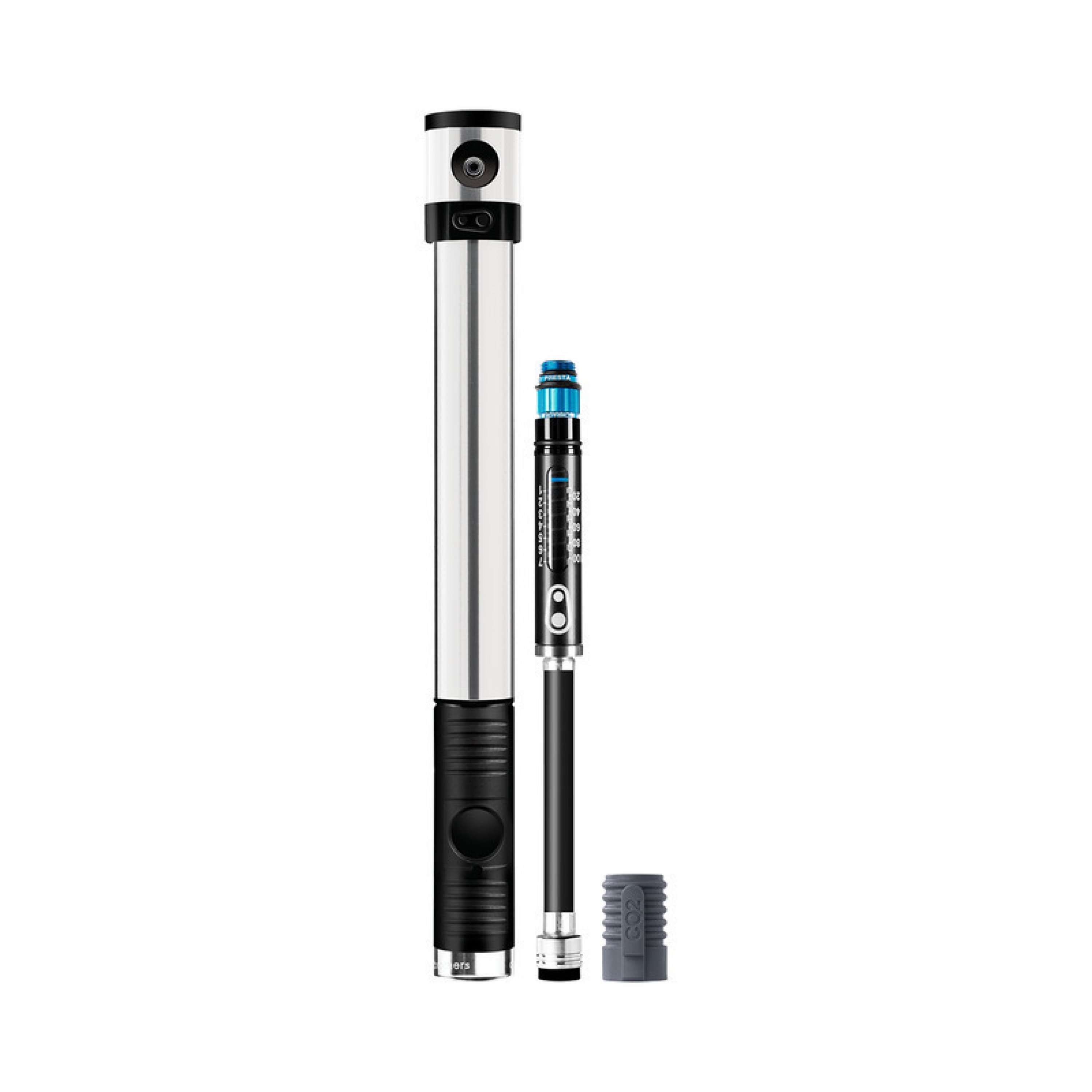 Crankbrothers Pumpe Klic HV Gauge CO2 inflator