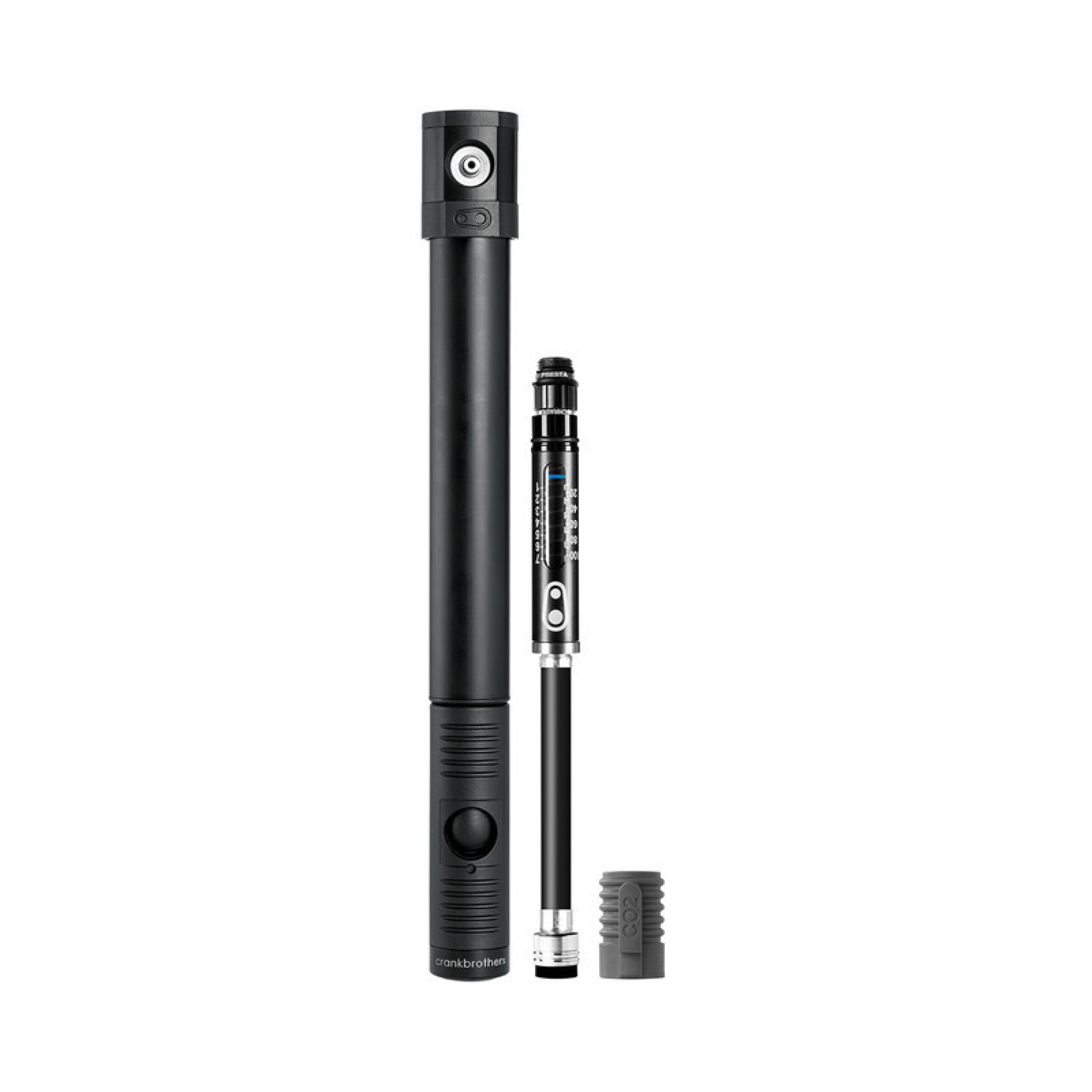 Crankbrothers Pumpe Klic HP Gauge CO2 inflator